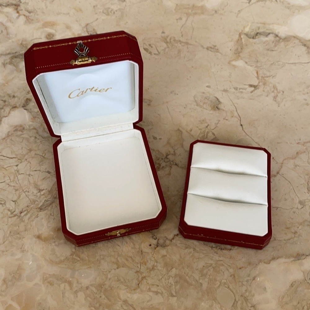 Authentic Cartier Double Wedding Rings Box - Picture 3 of 8